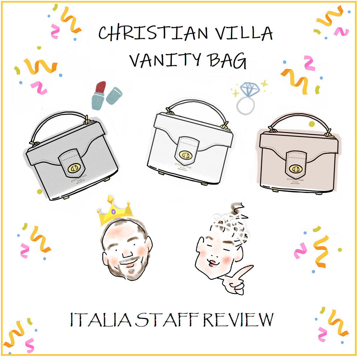 芸術的傑作！VANITY BAGの誕生秘話をCHRISTIAN VILLAに直撃インタビュー