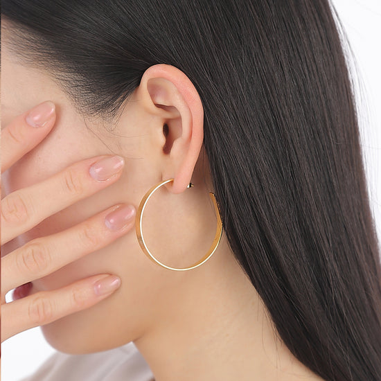 【FAUNA-LAB】HOOP L GOLD (ピアス)